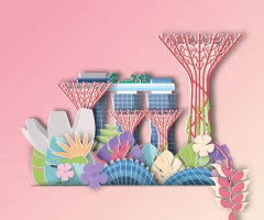 singapore-with-tropical-leaf-summer-banner_24623-423